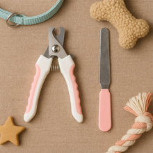 Pet Nail Clipper and Nail File Grooming Kit for Dogs and Cats (Mix Color / 2 Pc)