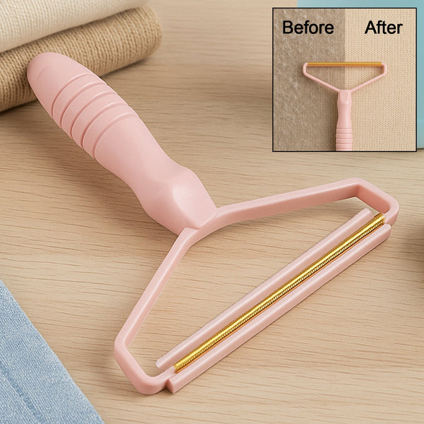 2in1 Portable Lint Remover for Home Use | Use for Removing Lint Dust in Furniture and Wool Clothes Sweater Carpet | Woolen Fabrics Brush Sticky Lint Roller with Long Handle (1 Pc)