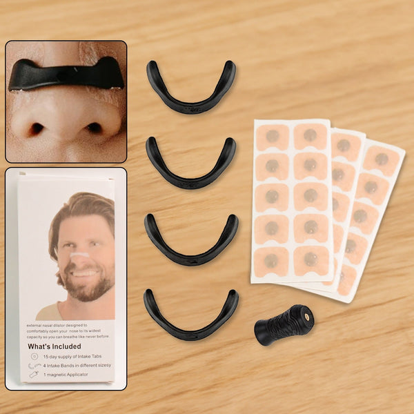 Nasal Strip Starter Kit - Boost Oxygen Intake, Reduce Snoring (1 Set)